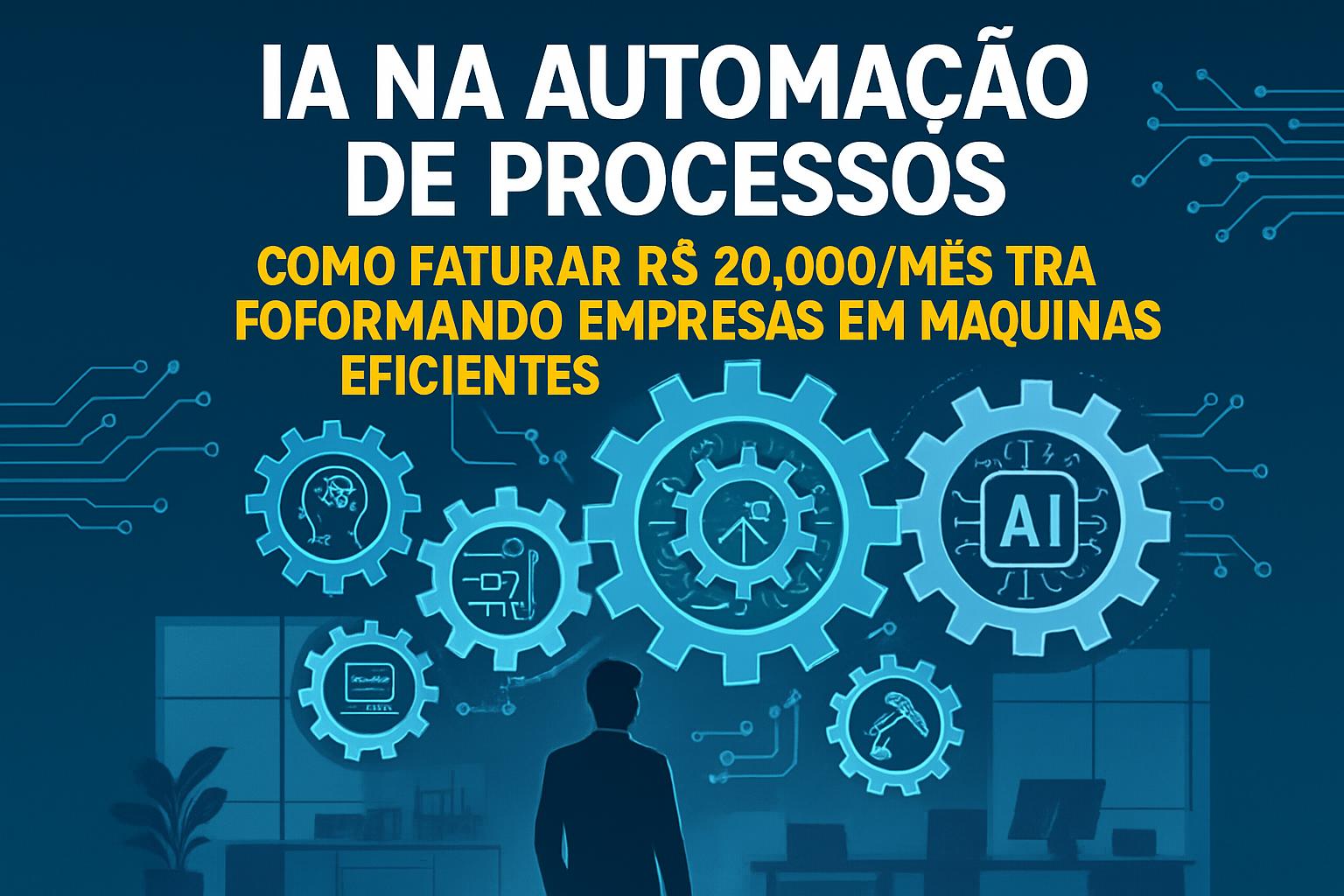 IA na Automação de Processos: Como Faturar R$ 20.000/Mês Transformando Empresas em Máquinas Eficientes - GanheComIA