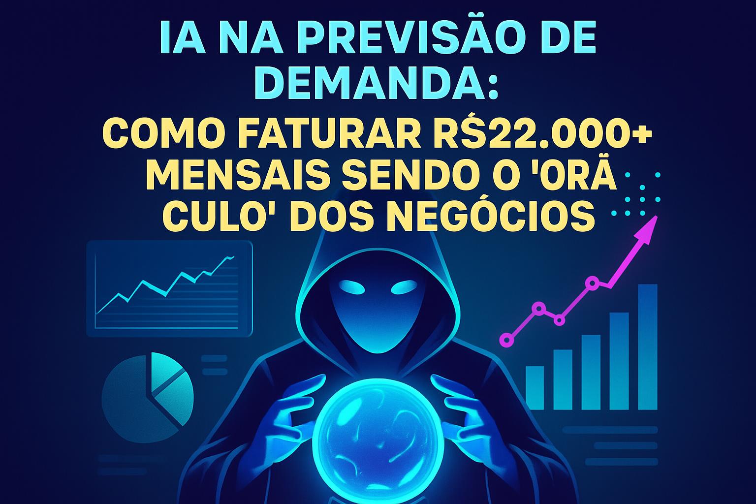 IA na Previsão de Demanda: Como Faturar R$ 22.000+ Mensais Sendo o 'Oráculo' dos Negócios - GanheComIA